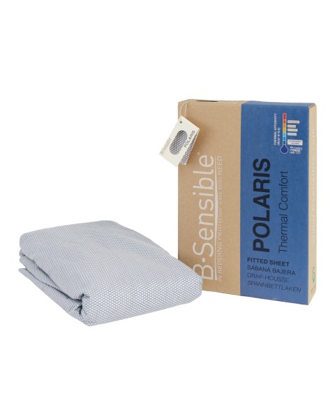 SABANA B-SENSIBLE POLARIS TENCEL/ ZINC/ HILO FRIO POLIETILENO GRIS 