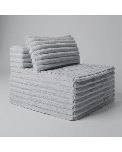 Sillón En Caja Modular Dormimundo Color Gris-Central