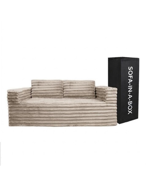 Sofá En Caja Love Seat Dormimundo -Beige