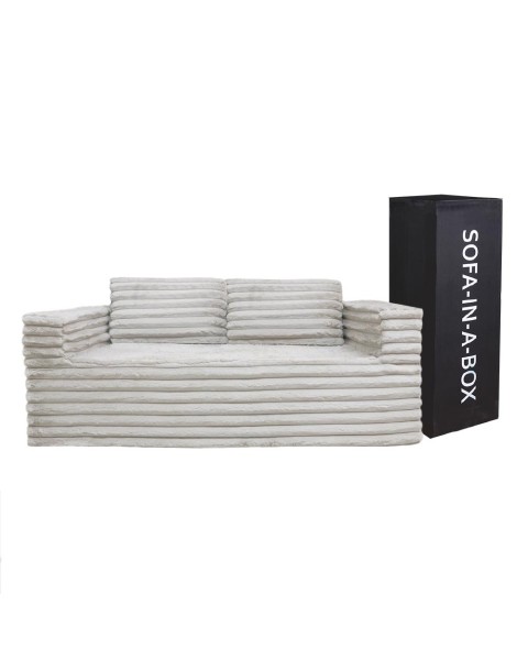 Sofá En Caja Love Seat Dormimundo -Gris