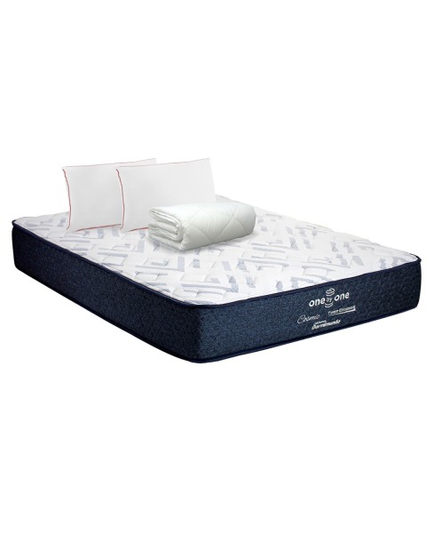 Colchón Cosmic Dormimundo + Protector + Almohadas