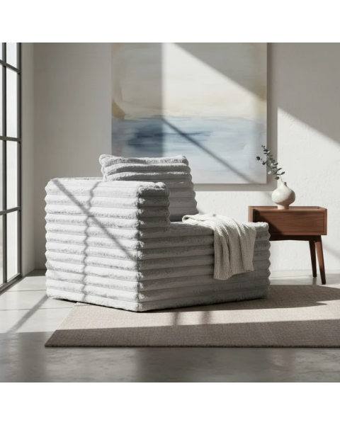 Sillón En Caja Modular Dormimundo Color Gris