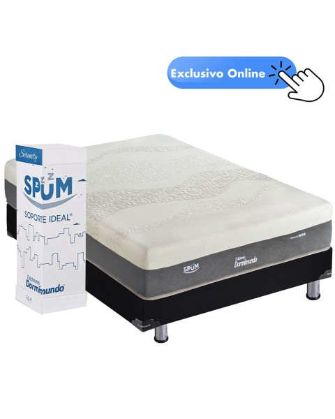 Colchón en caja  Enzo Dormimundo + Box
