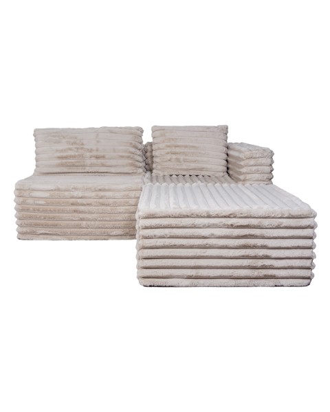 Sillón En Caja Modular Dormimundo Color Beige