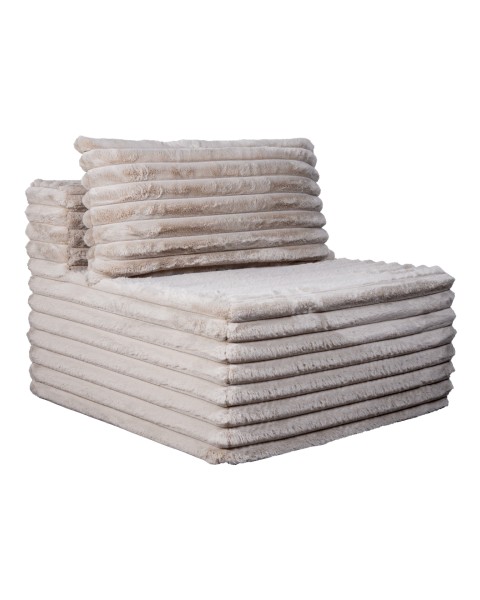 Sillón En Caja Modular Dormimundo Color Beige-Central