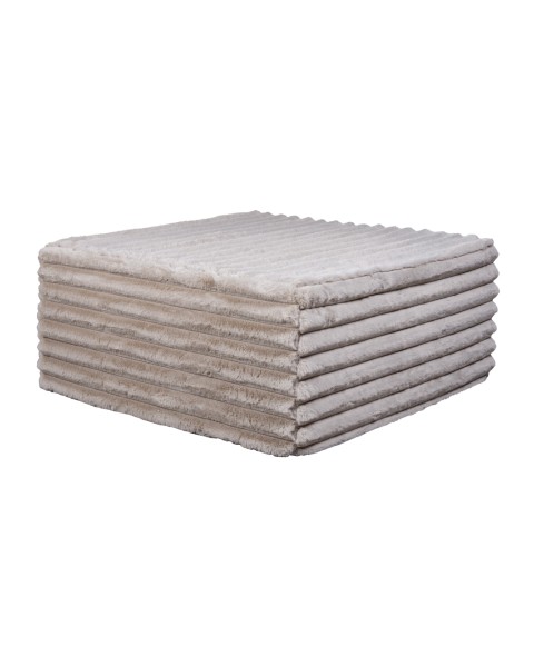 Sillón En Caja Modular Dormimundo Color Beige-Puff