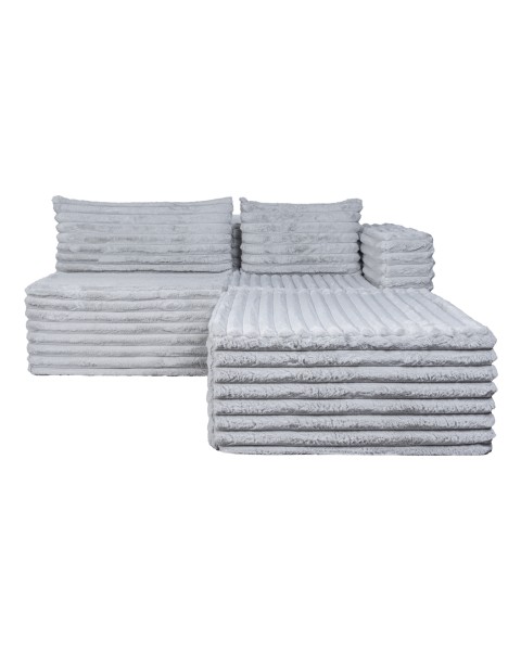 Sillón En Caja Modular Dormimundo Color Gris