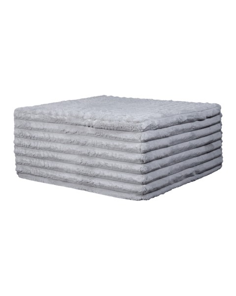 Sillón En Caja Modular Dormimundo Color Gris-Puff