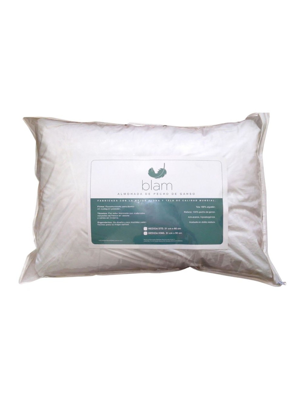 Almohada Blam Pecho de Ganso