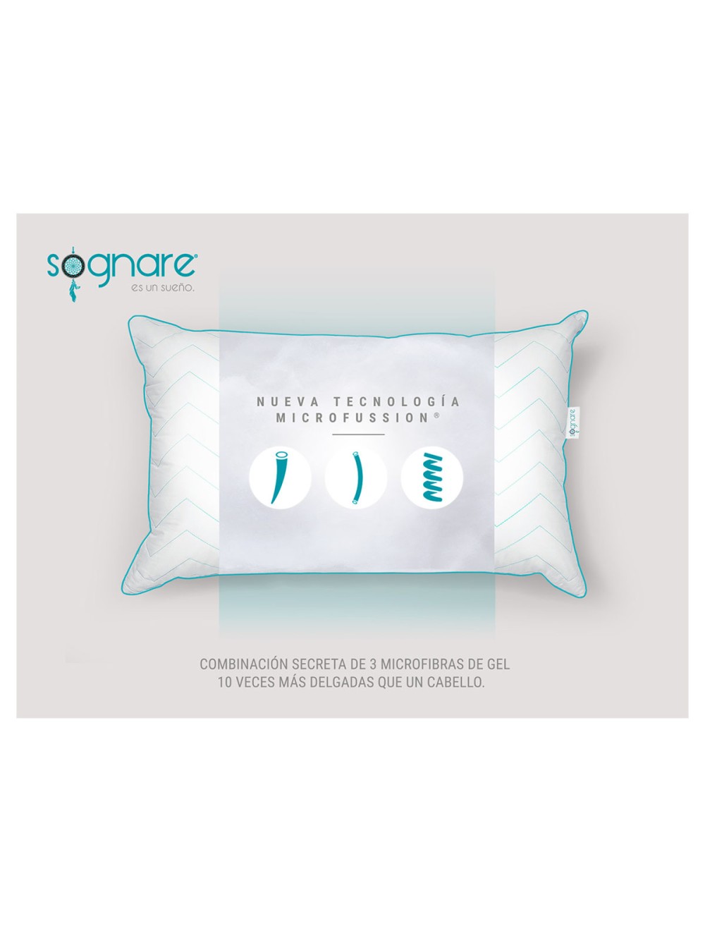 Almohada Sognare Blancos Dormimundo