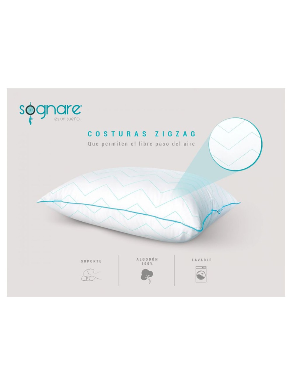 Almohada Sognare Blancos Dormimundo